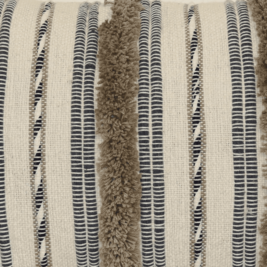 Better Homes & Gardens Woven Tufted Decorative Lumbar Throw Pillow, 14