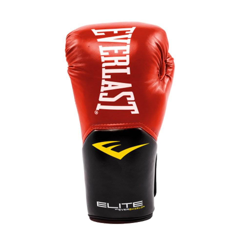 Everlast Pro Style Elite Workout Training Boxing Gloves, 16 Ounces, Red