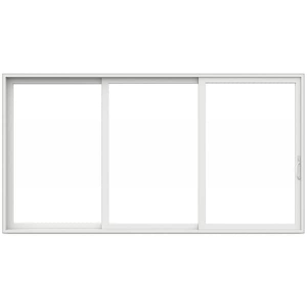 V4500 Multi-Slide 177 in. x 96 in. Left-Hand Low-E White Vinyl 3-Panel Prehung Patio Door