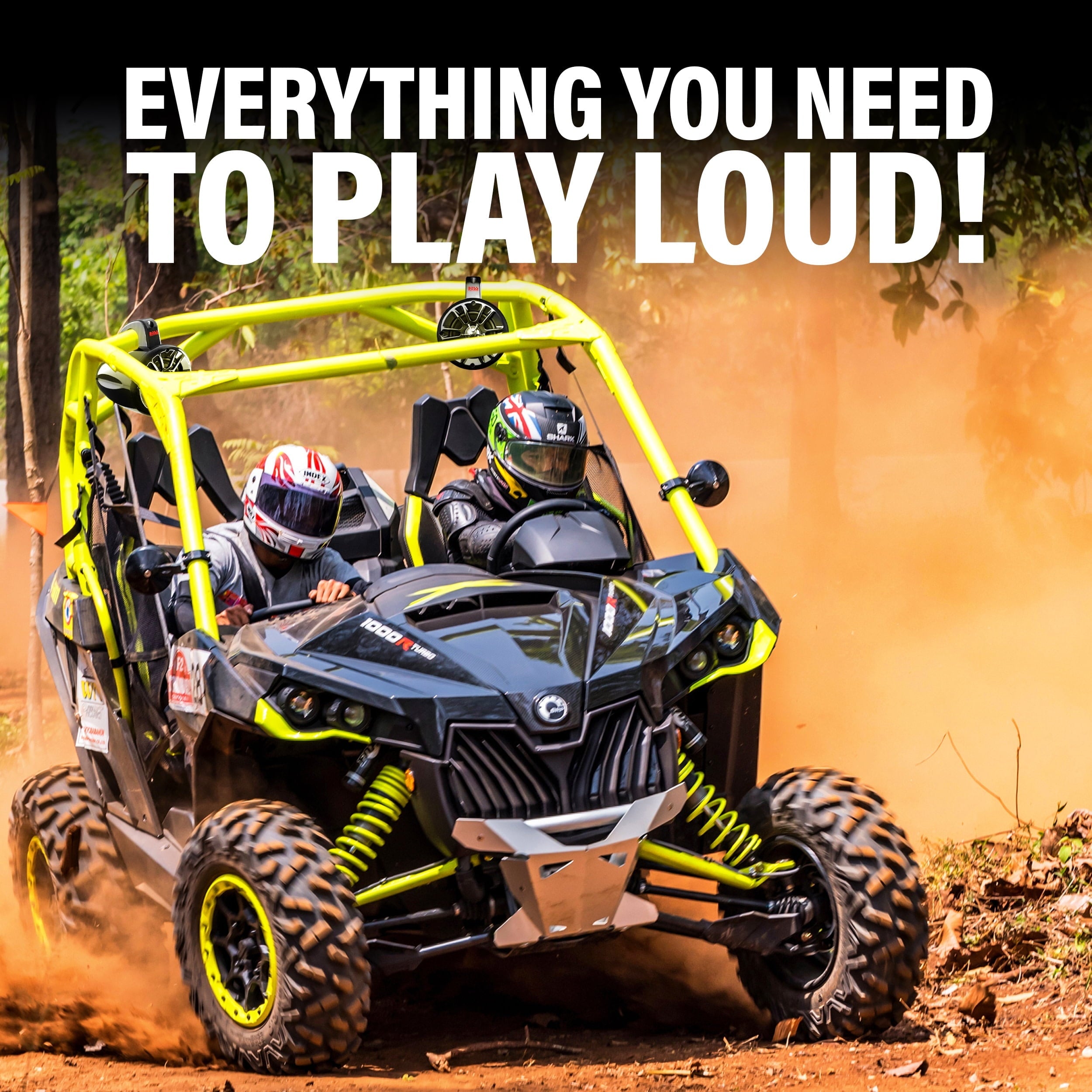 BOSS Audio Systems MG150T.4 Marine ATV UTV Audio Stereo System