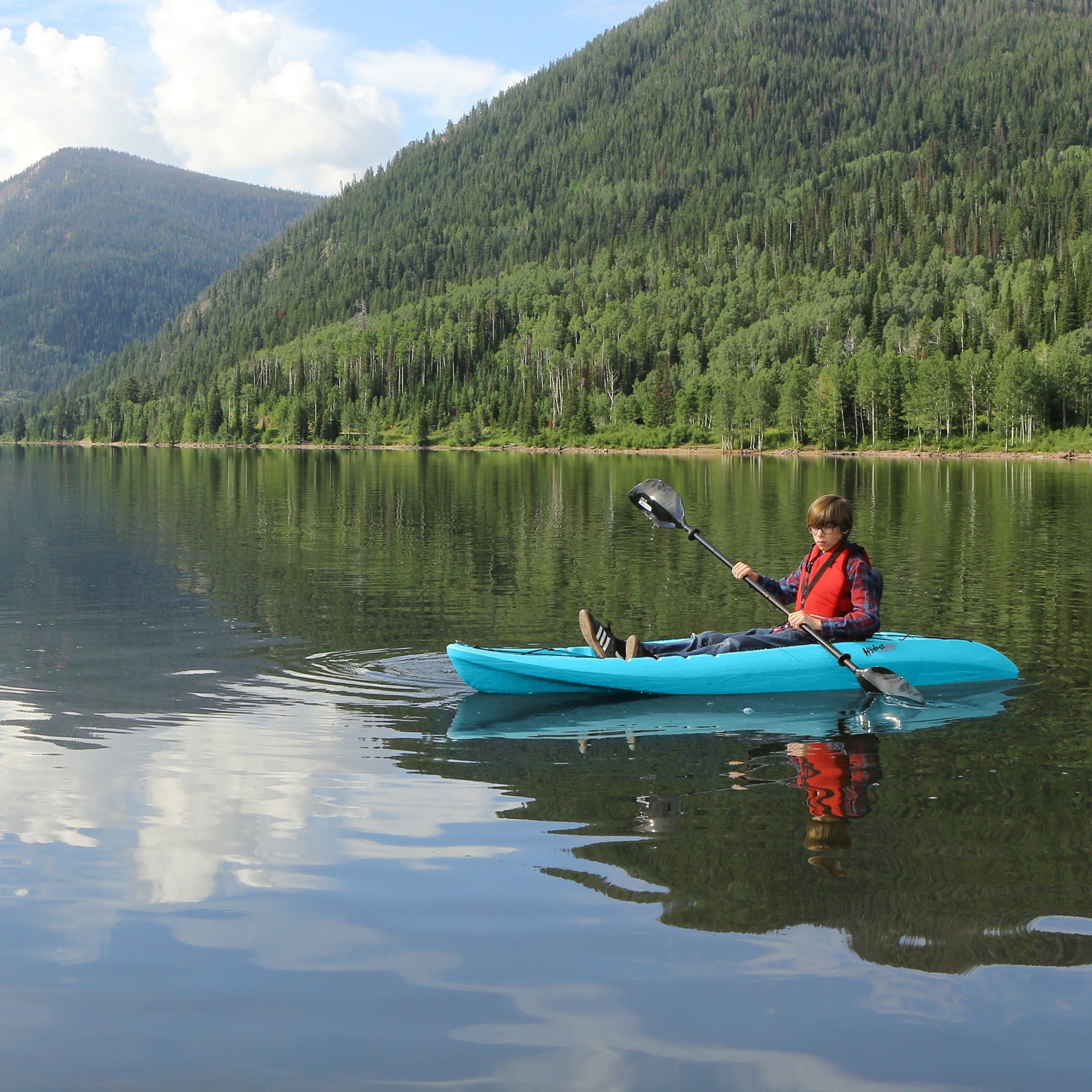 Lifetime Hydros 101 inch Sit-on-Top Kayak, Glacier Blue (90594)