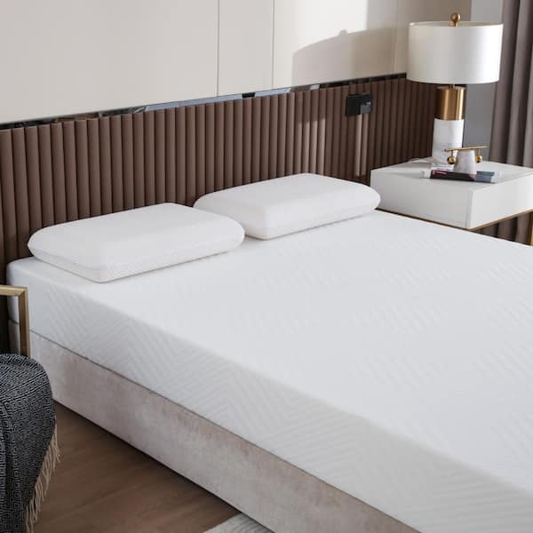 Green Tea Cooling Gel 8 in. Medium Firm Memory Foam Graphene Technology Cover Twin Mattress, Made in USA