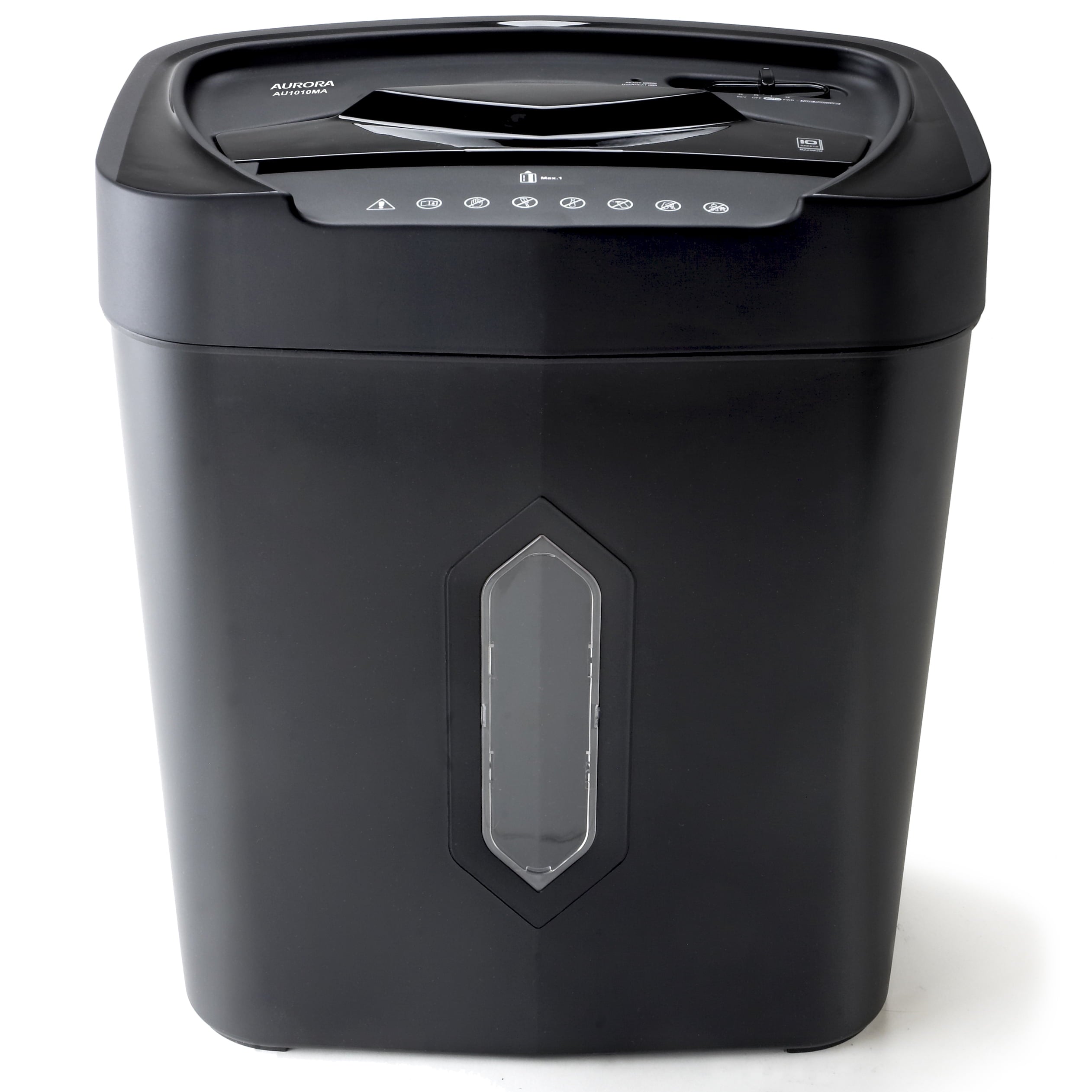 Aurora GB AU1010MA High-Security 10-Sheet Micro-Cut Paper and Credit Card Shredder with 5.2-Gallon Easy Lift Wastebasket