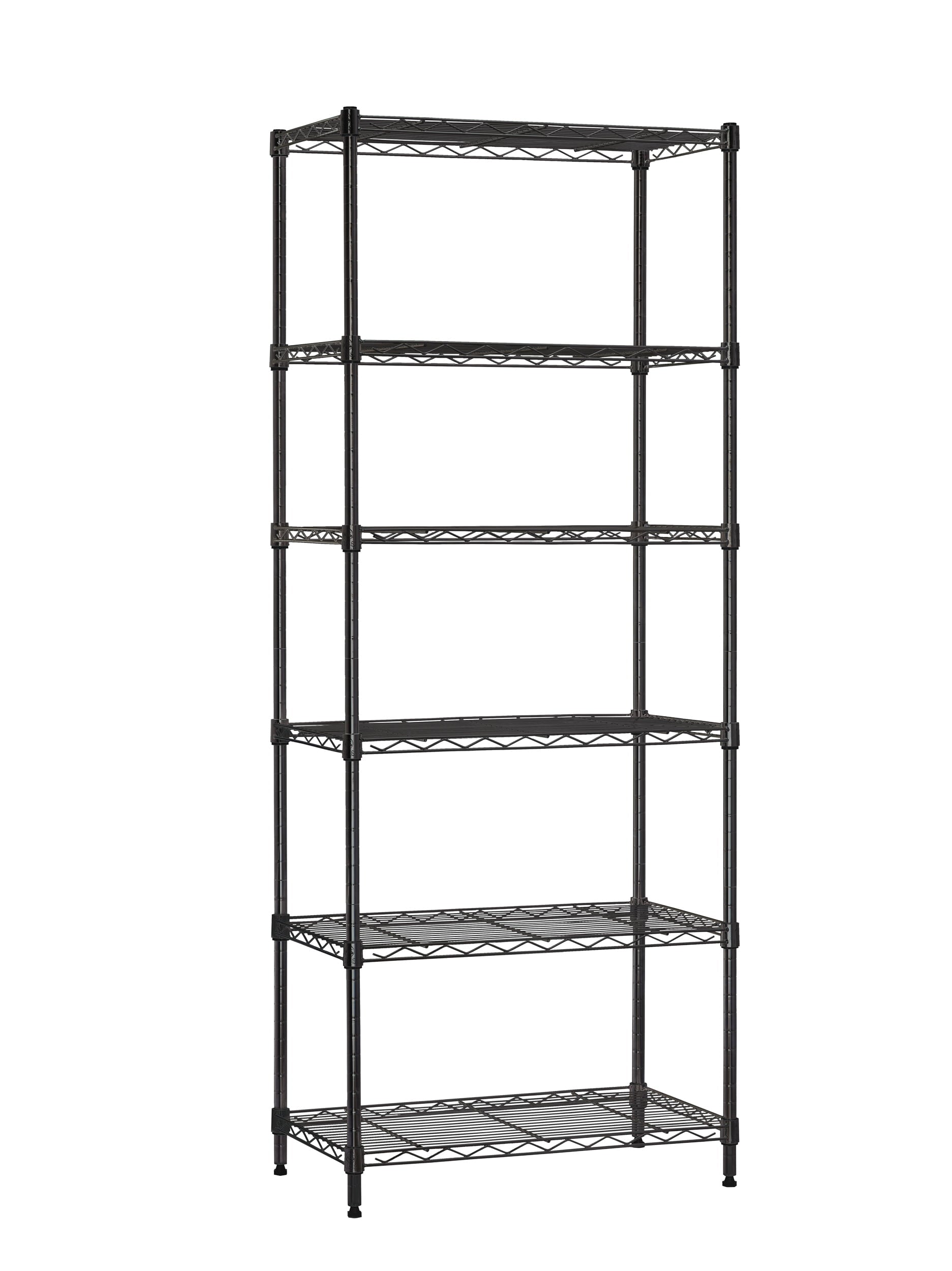 HSS 6 Tier Freestanding Convertible Wire Shelf Unit 23.2