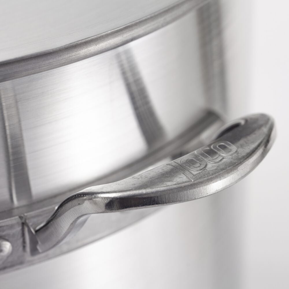 Loco Cookers 80 Quart Propane Boiling Kit with Twist and Steam, Stainless Steel