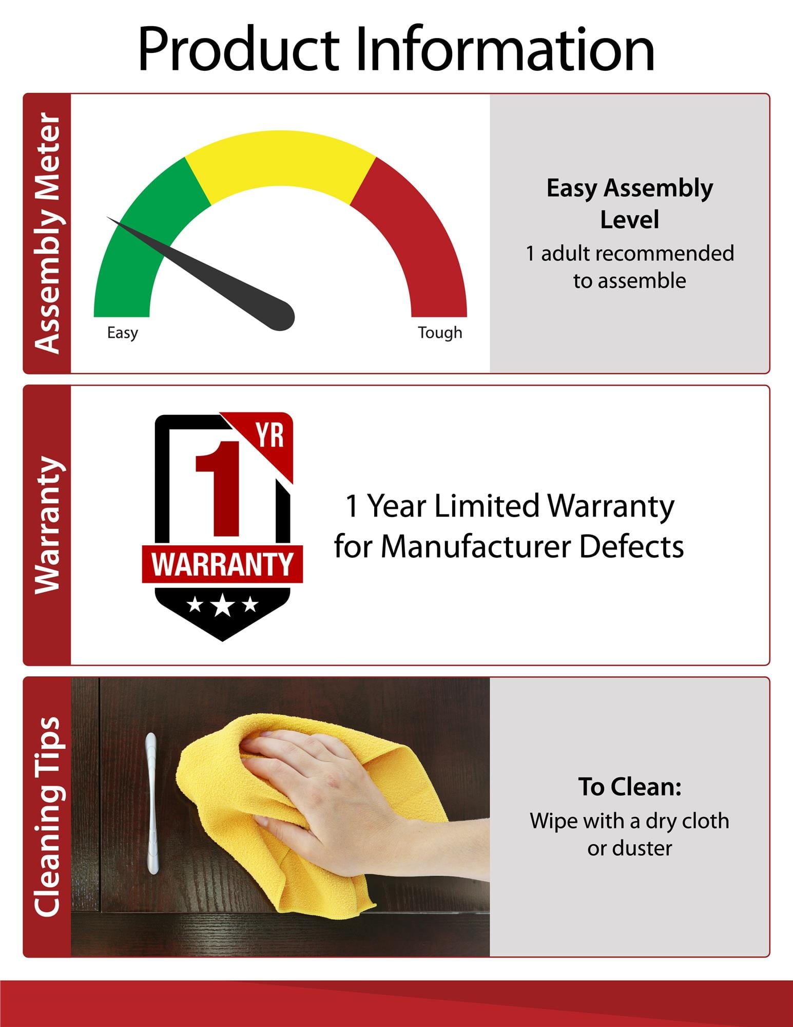 Ameriwood Home Glyndon Computer Desk with Drawer, Espresso