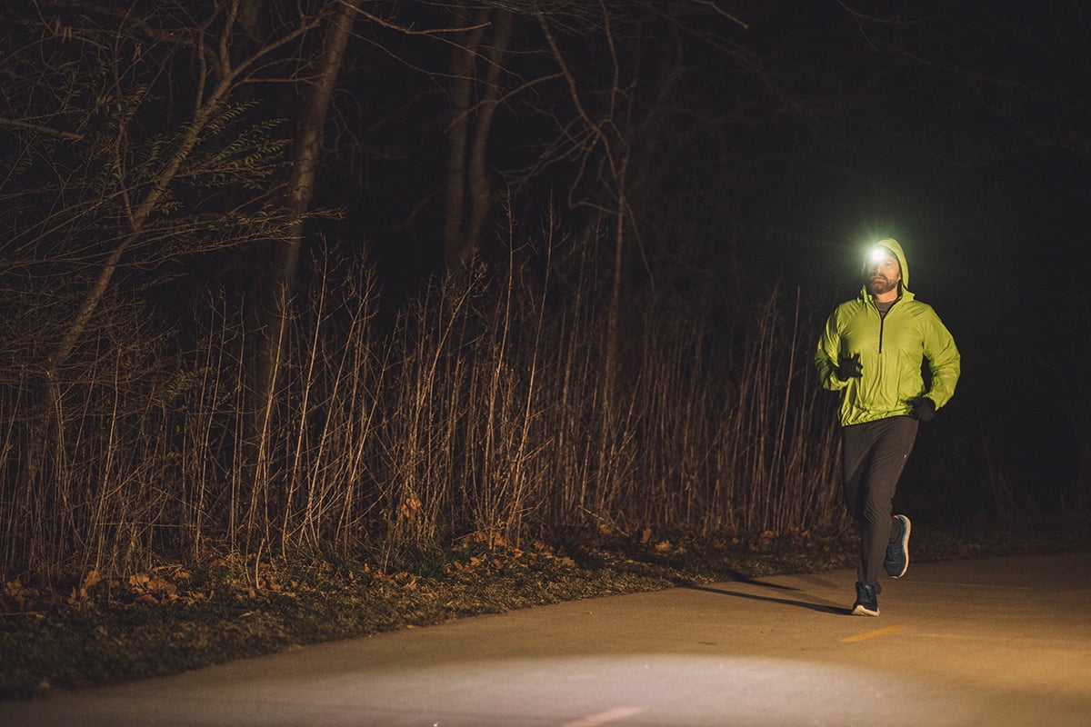 Swiss Tech Rechargeable 500 Lumens LED Headlamp, IPX4 Weatherproof, UV Blood Tracker