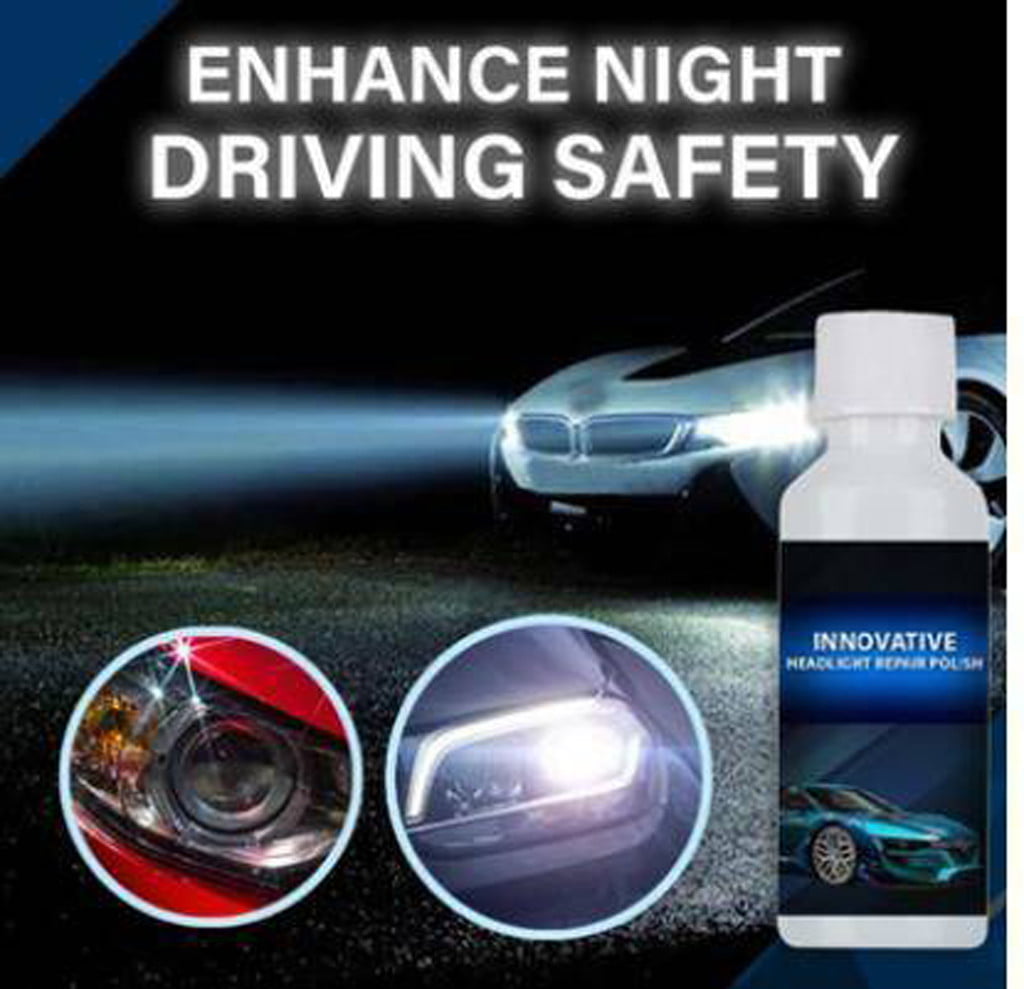 QWANG Headlight Renewals Polish Car Kit Headlight Liquid Cleaning 20ml