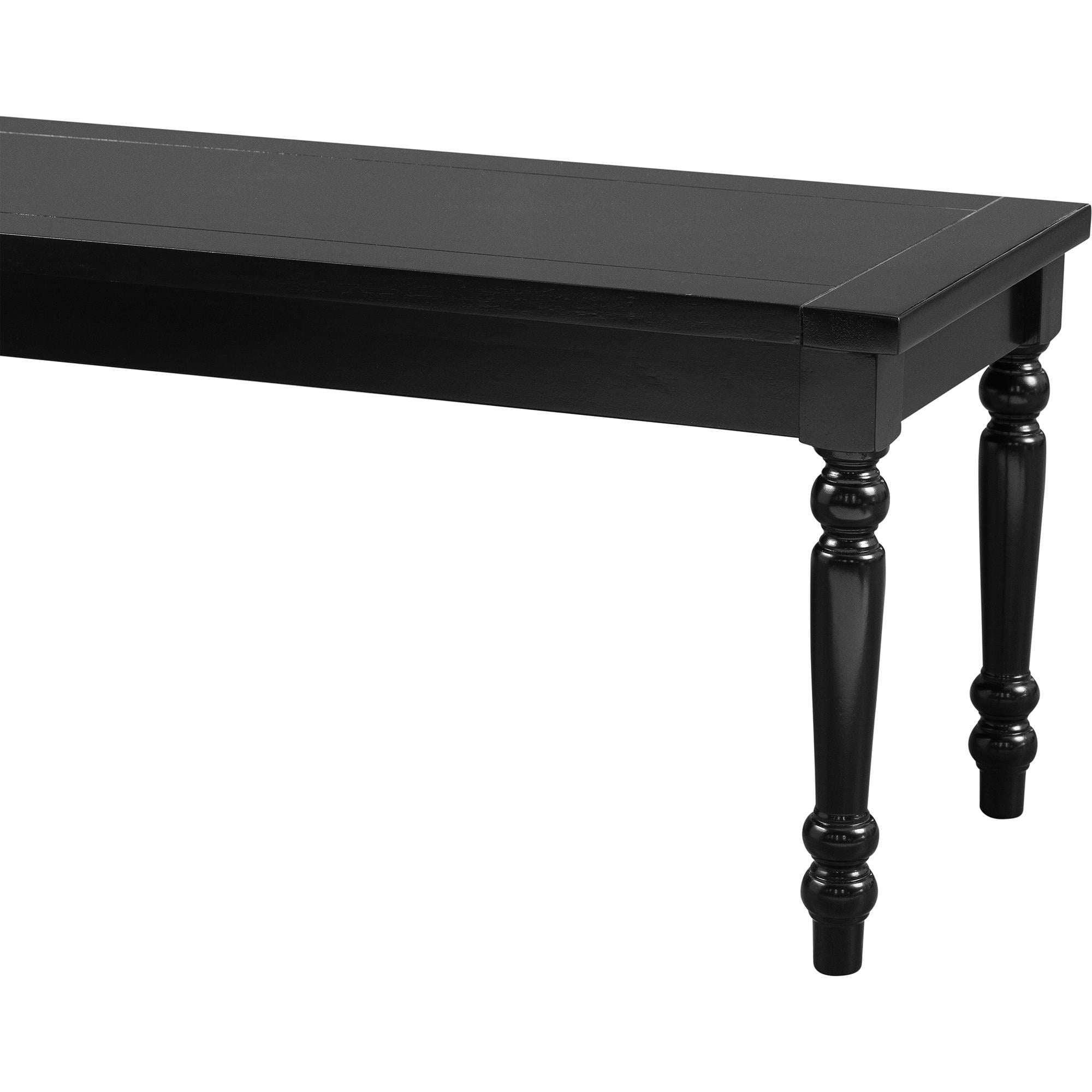 Camden Isle Philippe Dining Bench, Black