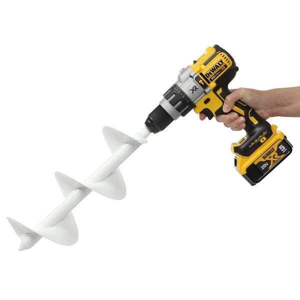 15 in. Twist'n Plant Jumbo Gardening Auger, Garden Tool