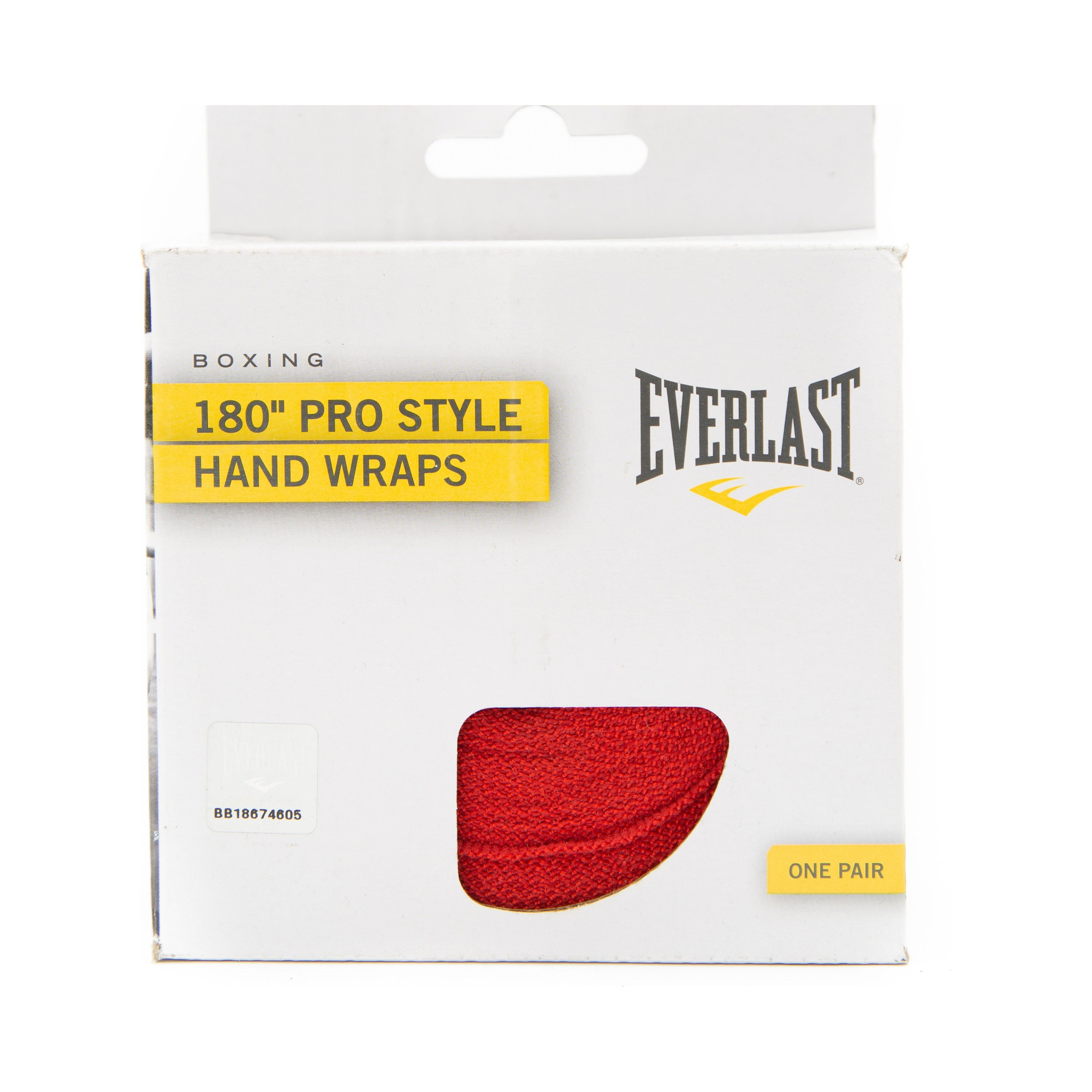 Everlast Pro Hand Wraps 180 In. Red
