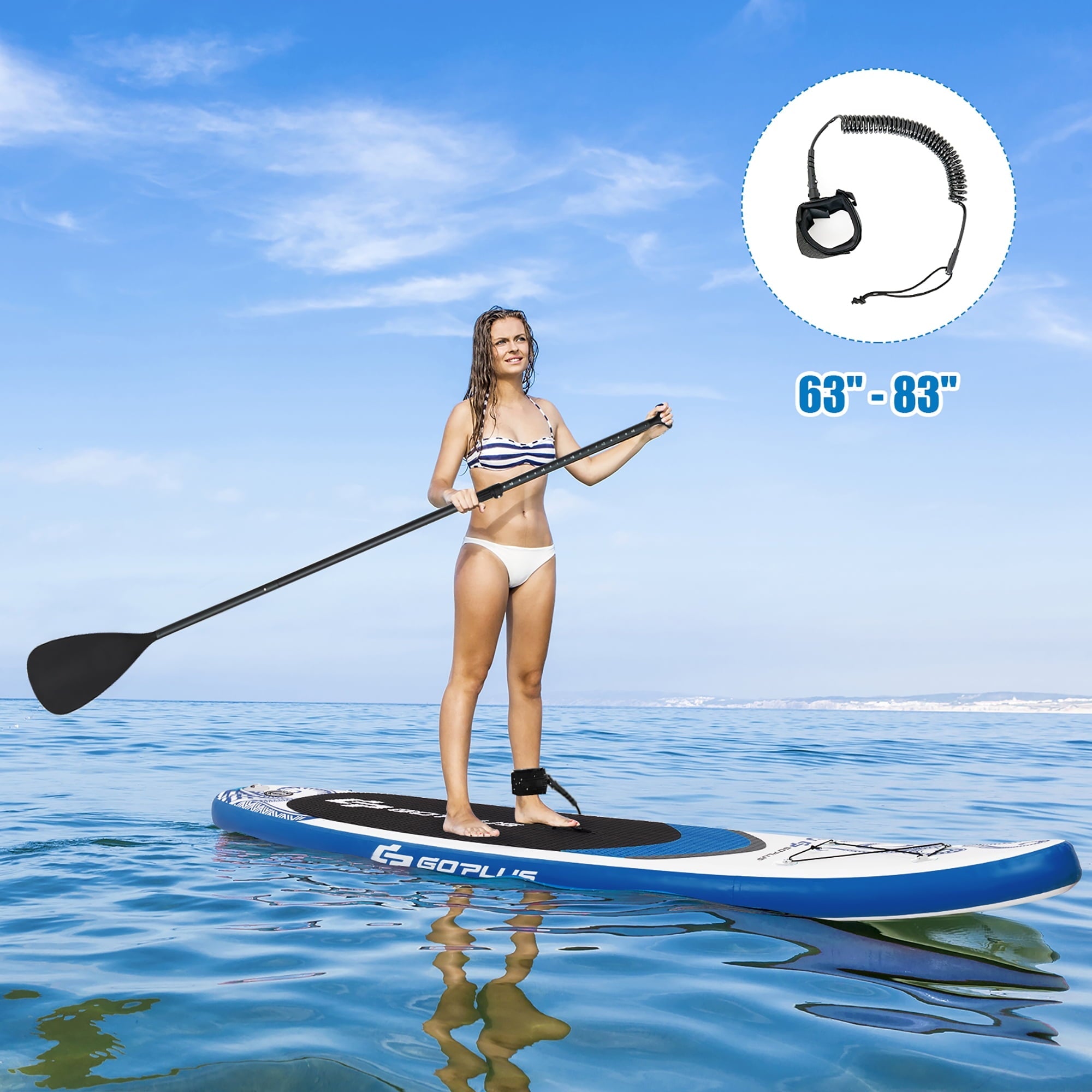 Goplus 10.5’ Inflatable Stand Up Paddle Board 6