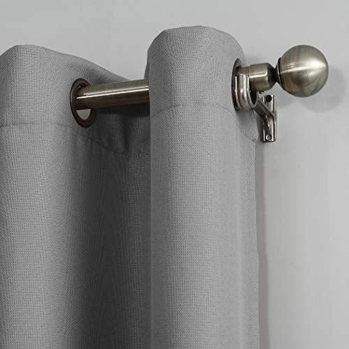 No. 918 Nathan Casual Textured Semi-Sheer Grommet Curtain Panel, 48