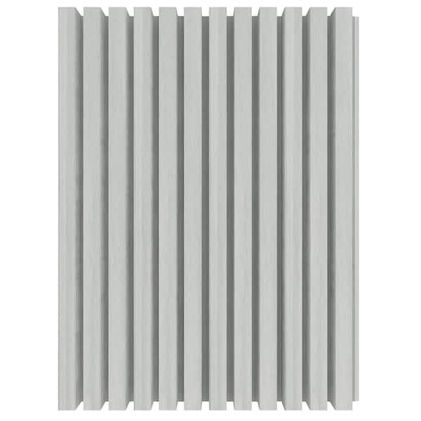 European Siding System 4.8 in. x 96 in. Composite Norwegian Board Siding in Icelandic Smoke White