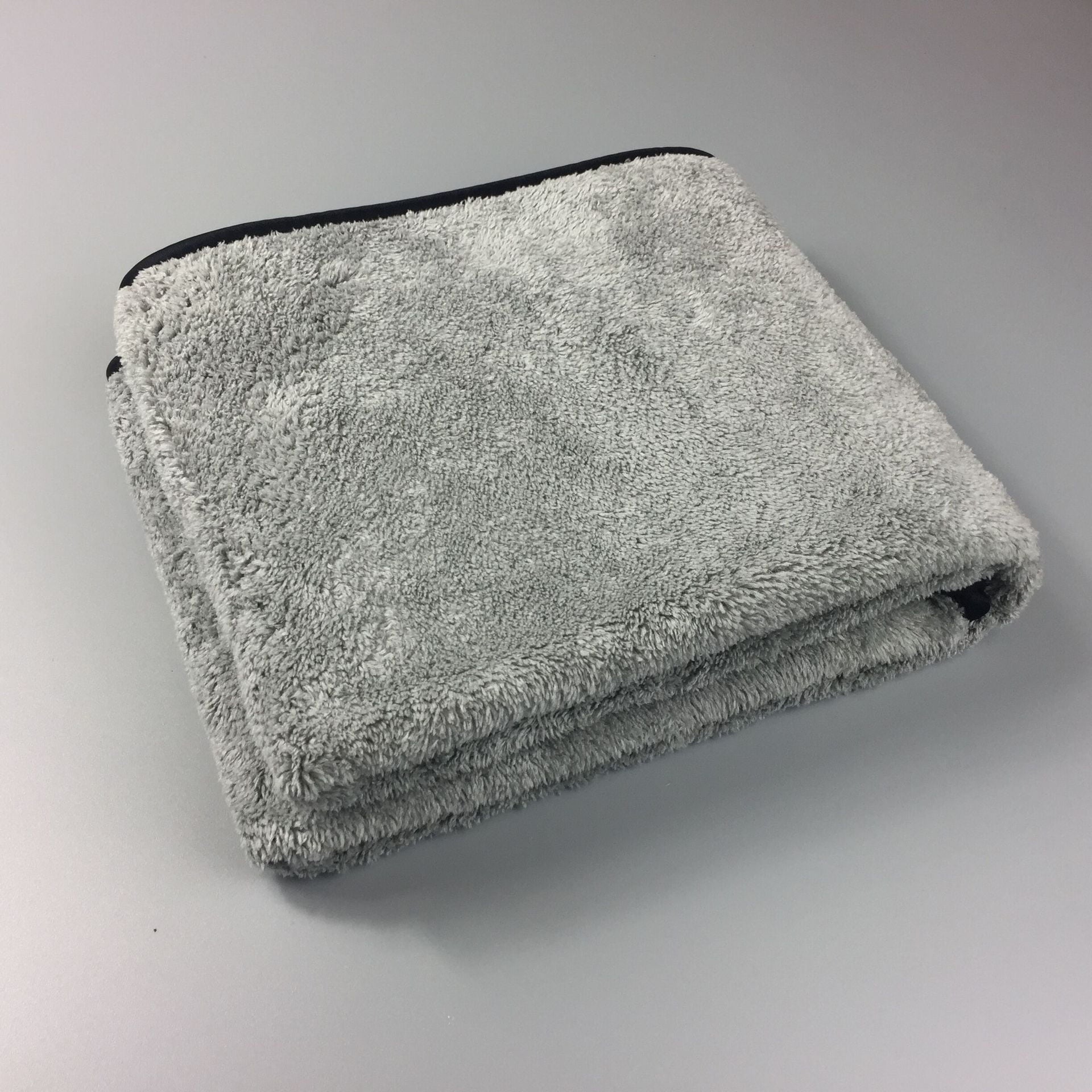 Microfiber Plush Car Drying Towel Cleaning Towels Super Absorbent Auto Detailing Towel 40x100cm Grey
