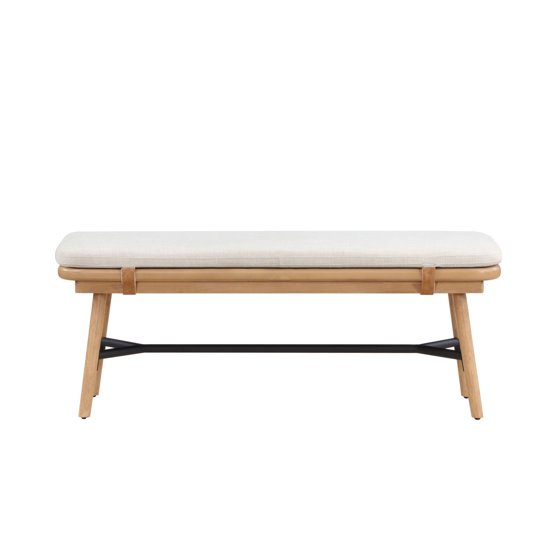 Better Homes & Gardens Springwood  Dining Bench, Light Honey