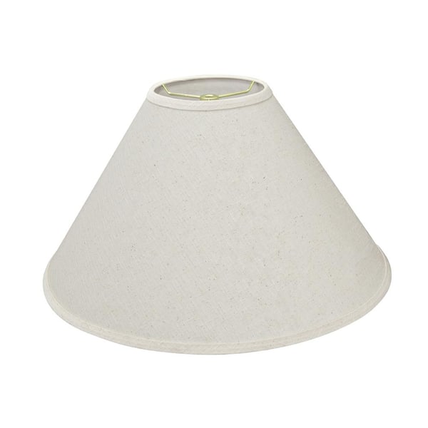 19 in. x 12 in. Off White and Node Design Hardback Empire Lamp Shade