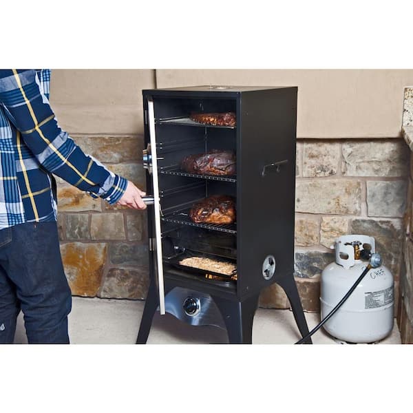 Smoke Vault 18 in. Propane Gas Smoker