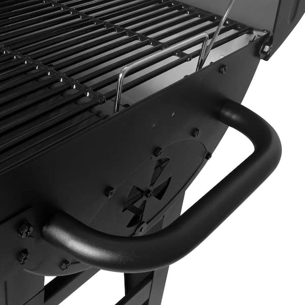 Double Play 1,260 sq., in. 3-Burner Gas and Charcoal Grill in Black