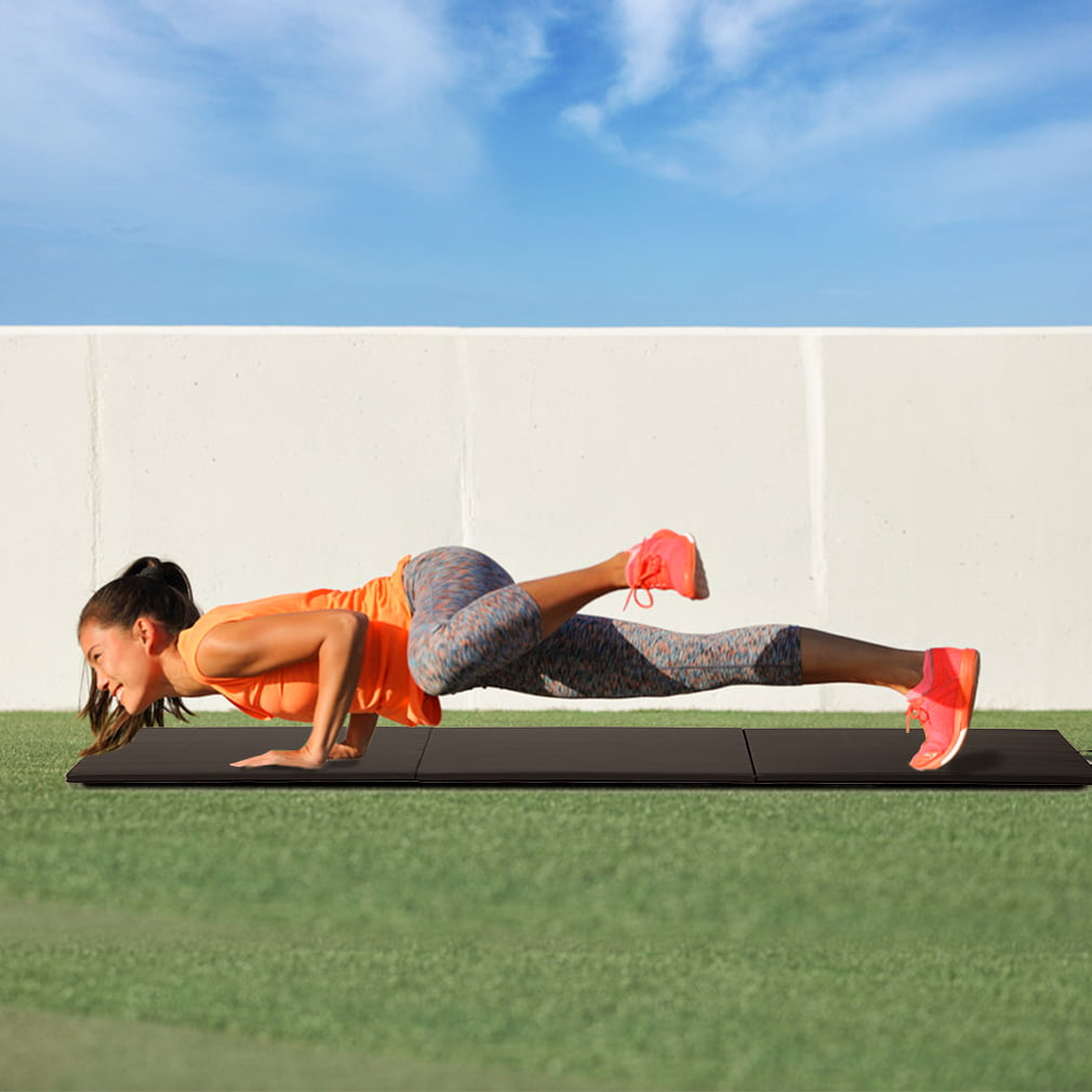 Gymnastics Mat Gym Mat Tumbling Mat 6 ft Lightweight Folding Gymnastic ,PVC leather