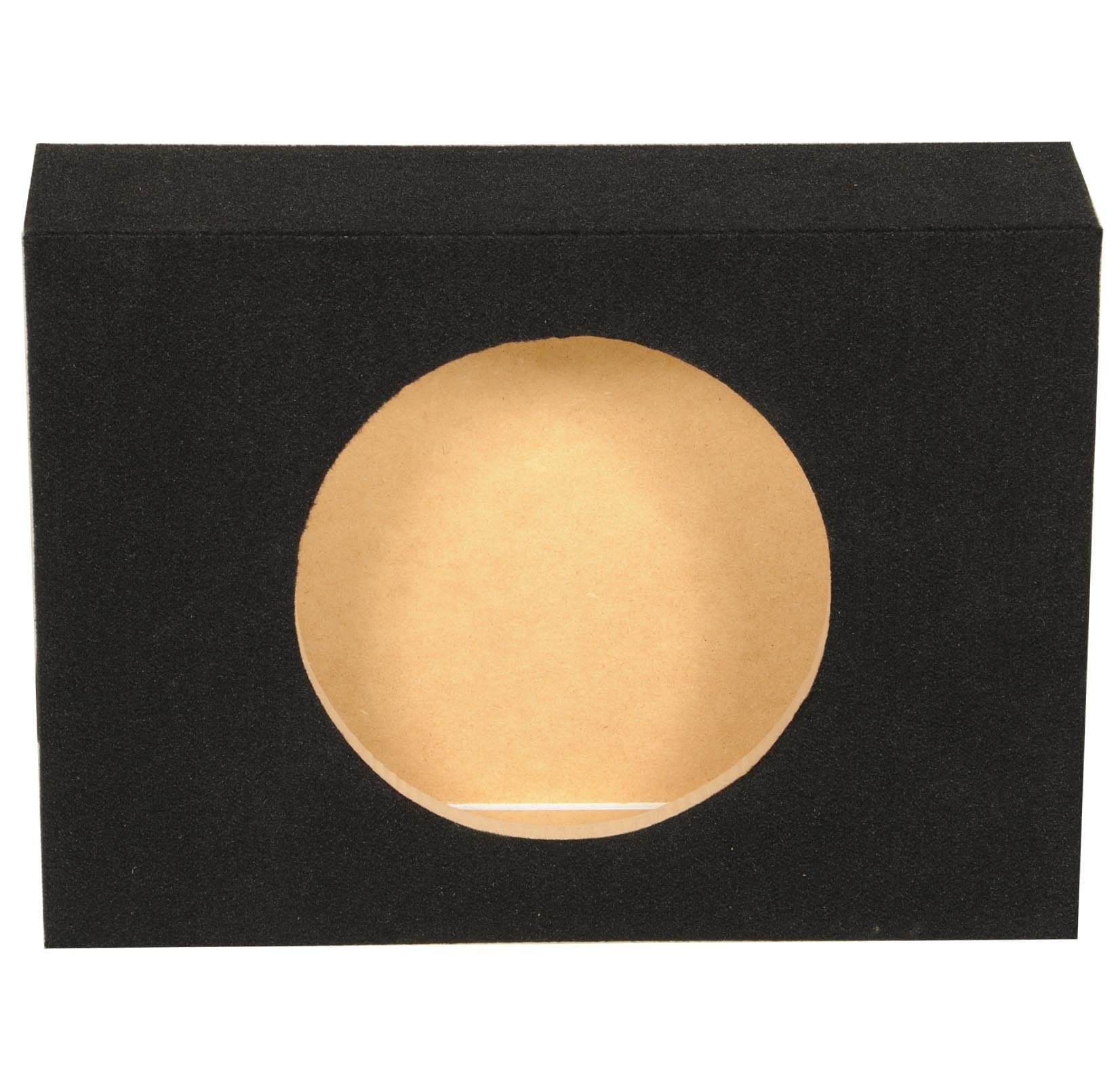 QPower Single 10 Inch Sub Box (2 Pack) and Pyle 1000 Watt Subwoofer (2 Pack)