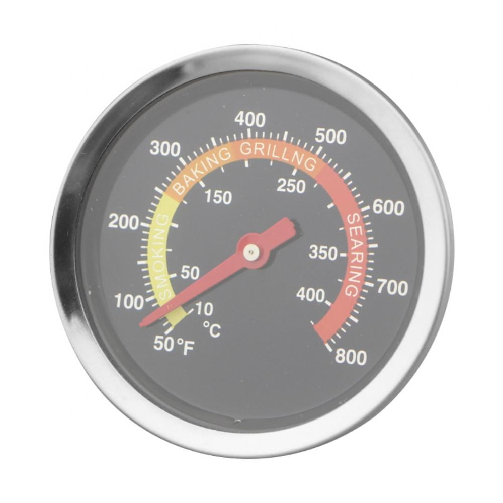 Charcoal Grill Temperature Gauge, Accurate BBQ Grill Smoker Thermometer Gauge Replacement for Oklahoma Joe's Smokers, and Smoker Wood Charcoal Pit, Large Face Grill Temp Gauge Thermometer