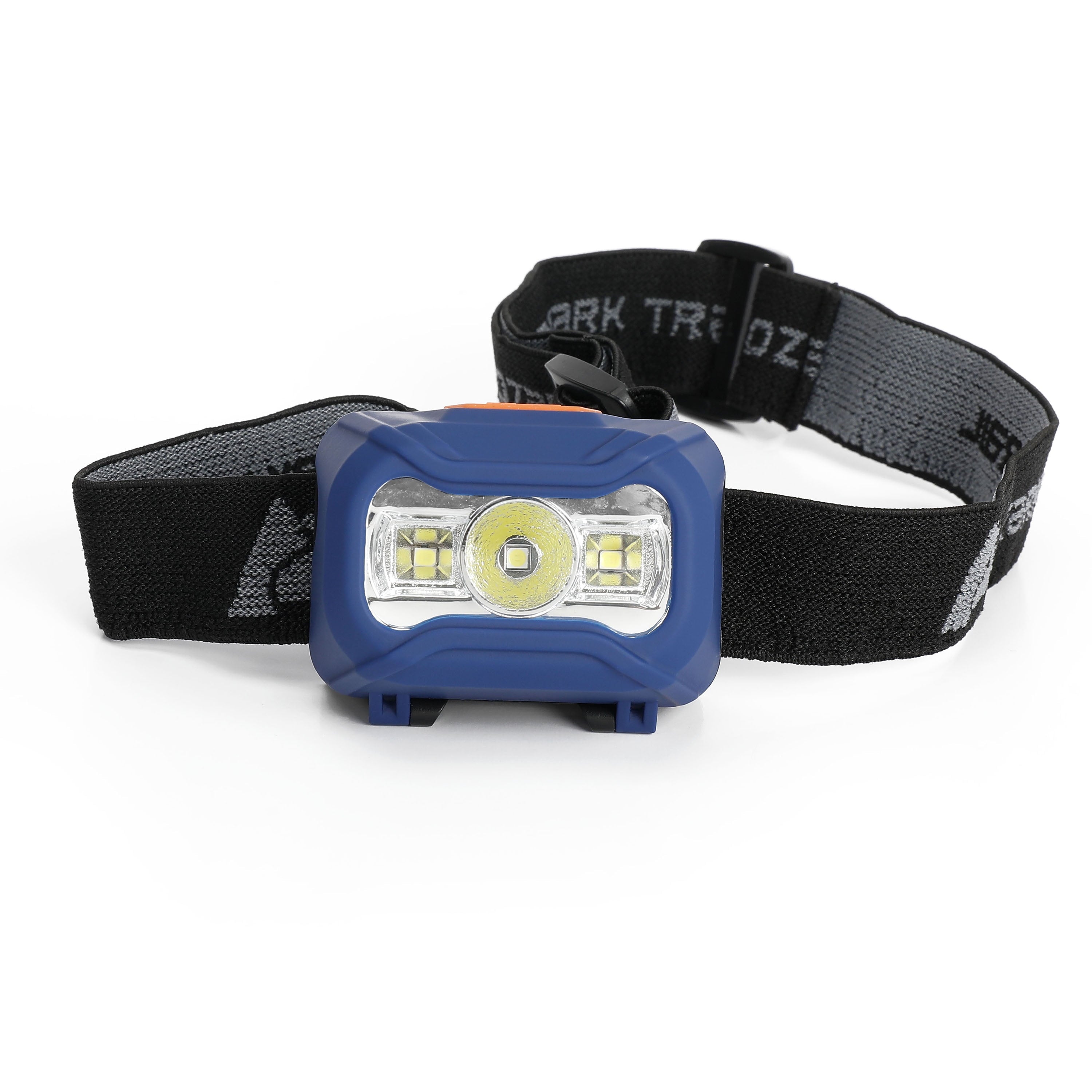Ozark Trail LED 100 Lumens Headlamp, Blue, 3AAA Batteries Included, Model 31639, 0.21 lbs