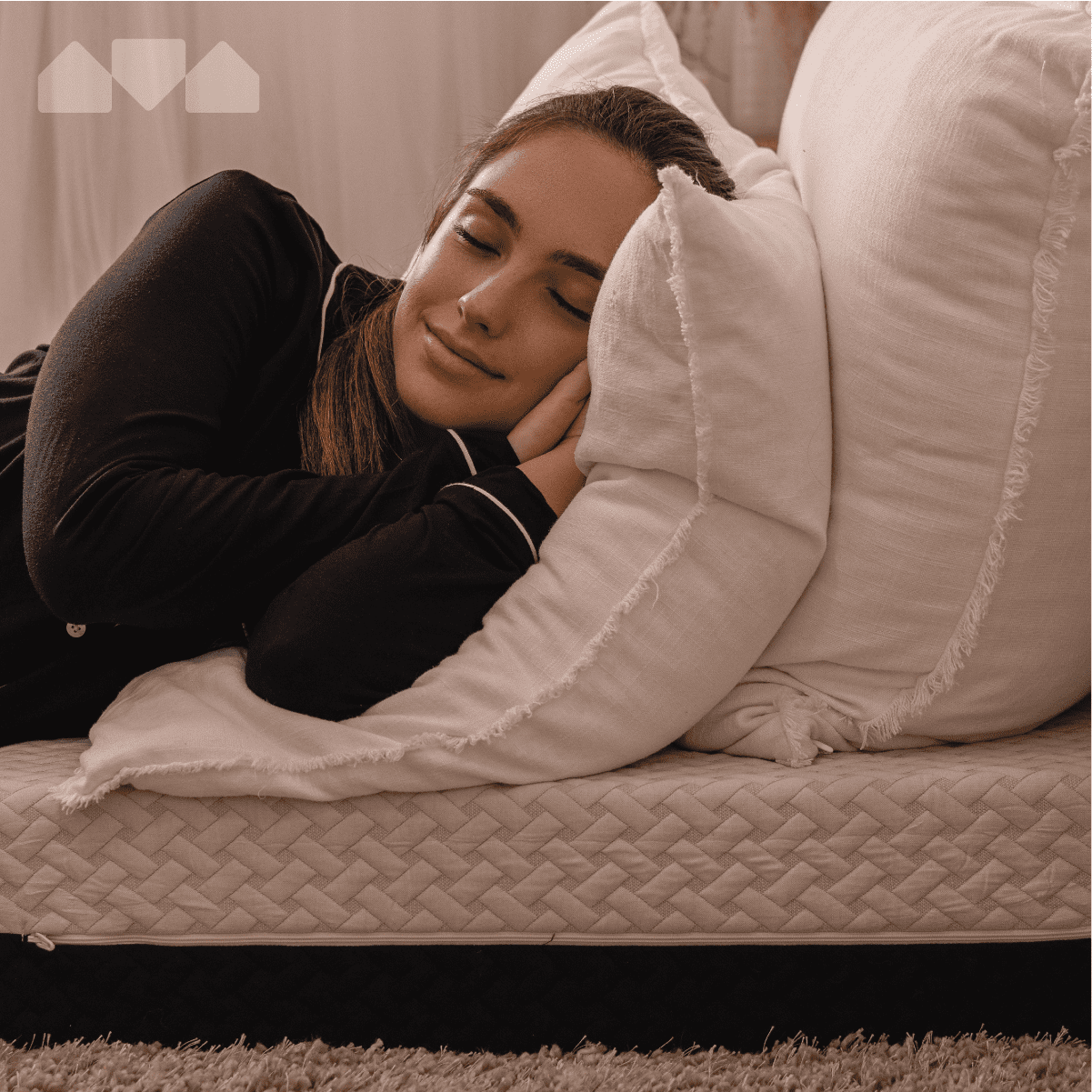 Dual Sided Premium Memory Foam Tri Folding Mattress, Waterproof Washable Cover, Size: Cot 75