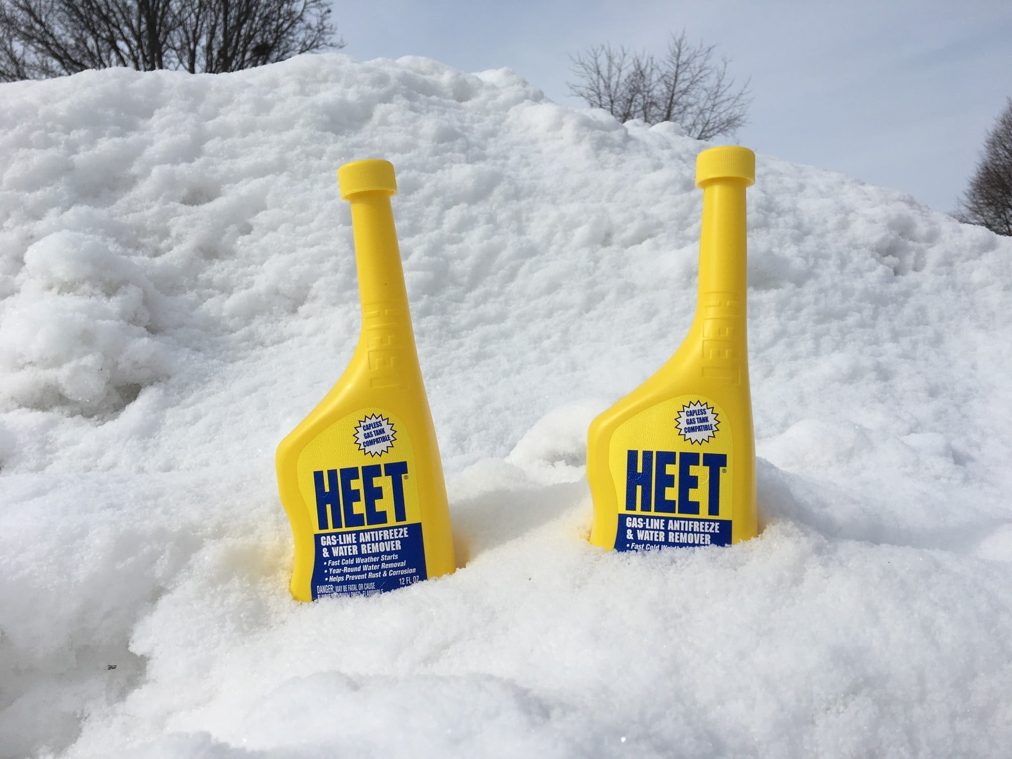 HEET Gas-Line Antifreeze and Water Remover, 12 fl. oz. (28201)
