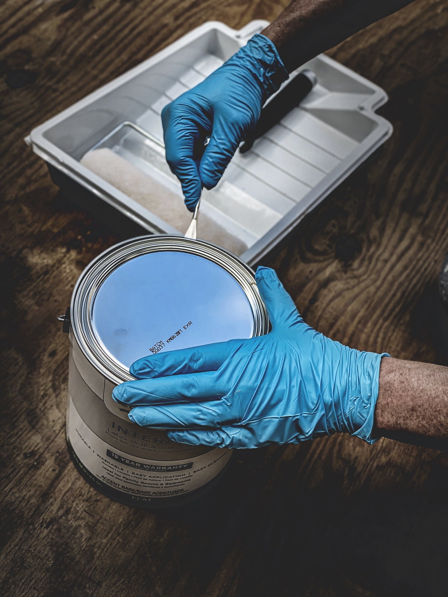 Grease Monkey Pro Cleaning, Disposable Nitrile Gloves, Blue, 50 Count Traction Grip, Male, Large