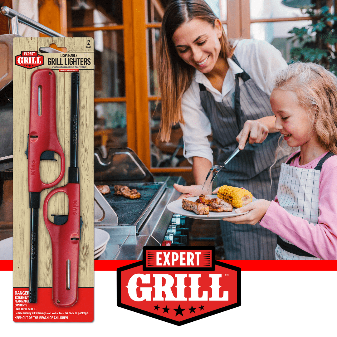 Expert Grill Refillable Grill Lighter, 2-Pack