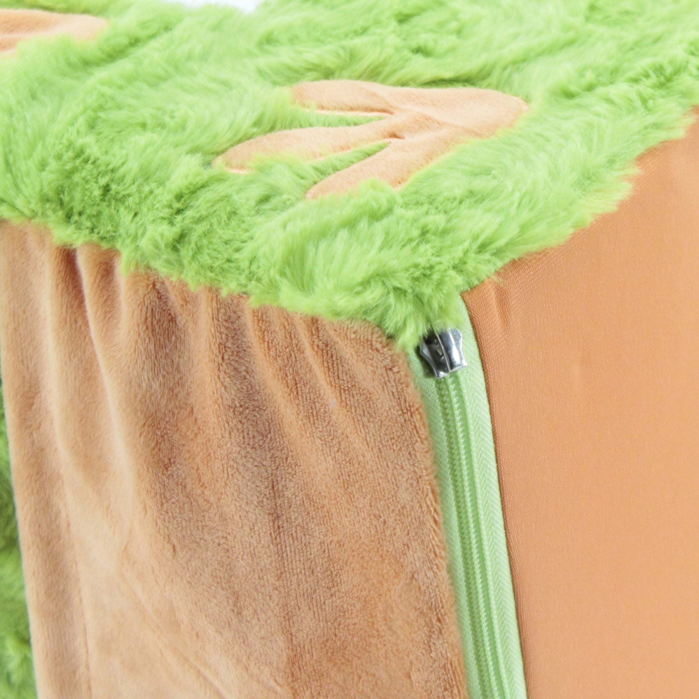 Soft Landing Sweet Seats, Premium and Comfy Toddler Lounge Chair with Carrying Handle & Side Pockets – Polyester, Green Dino