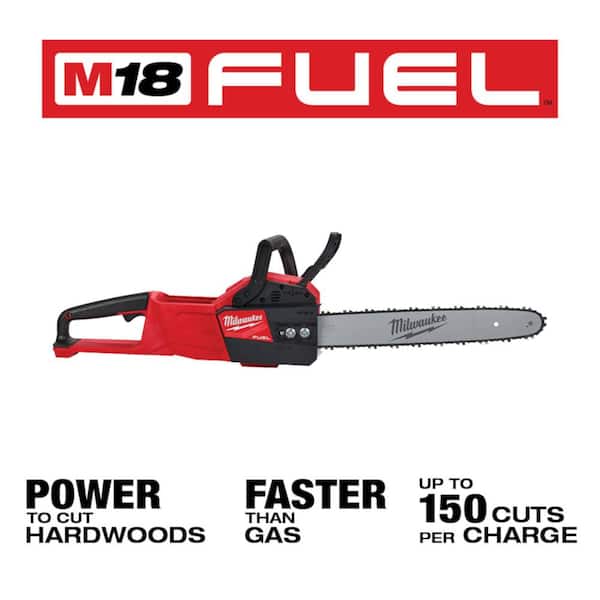 M18 FUEL 16 in. 18-Volt Lithium-Ion  Brushless Battery Chainsaw Kit & M18 FUEL String Trimmer Combo Kit(2-Tool)