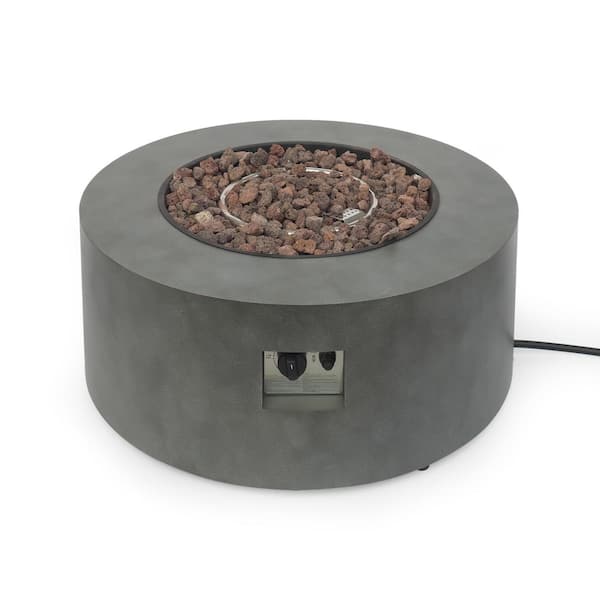 Reign Concrete Circular Metal Fire Pit (No Tank Holder)