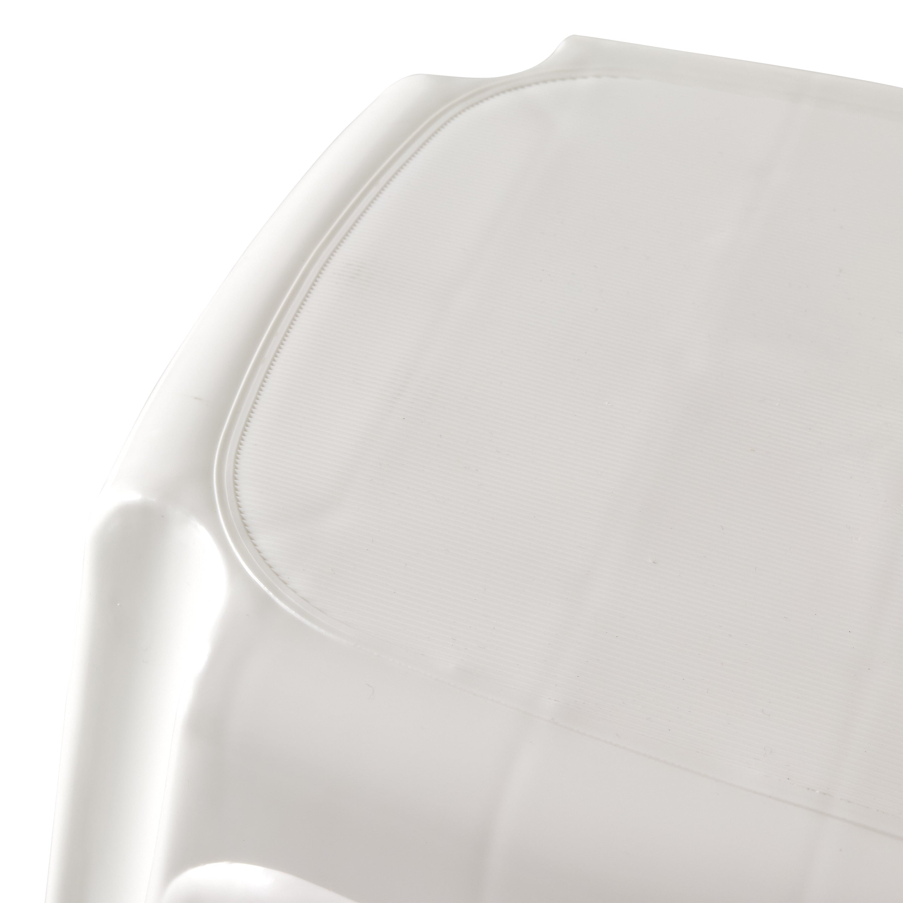 Gracious Living 9.5-Inch Tall, Sturdy Non Slip Plastic Single Level Home Step Stool, White