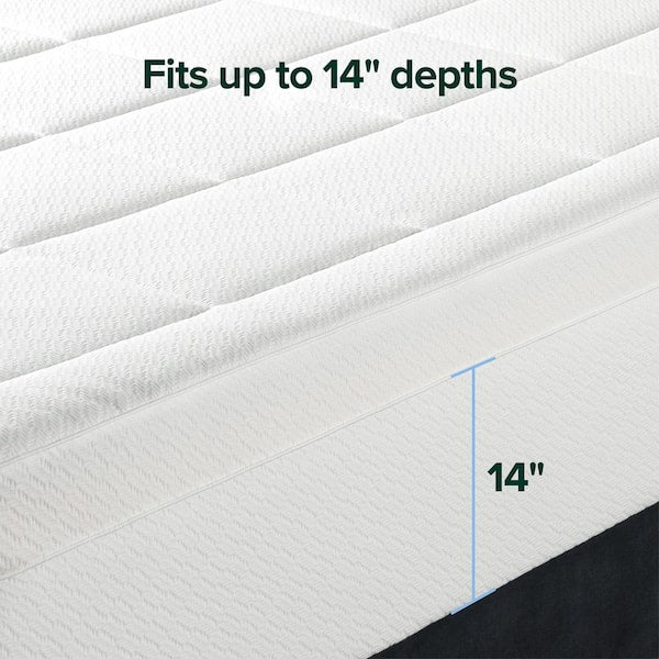 Cloud 4 Inch Queen Memory Foam Mattress Topper