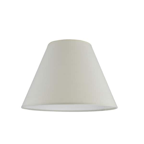 15 in. x 11 in. Off White Hardback Empire Lamp Shade