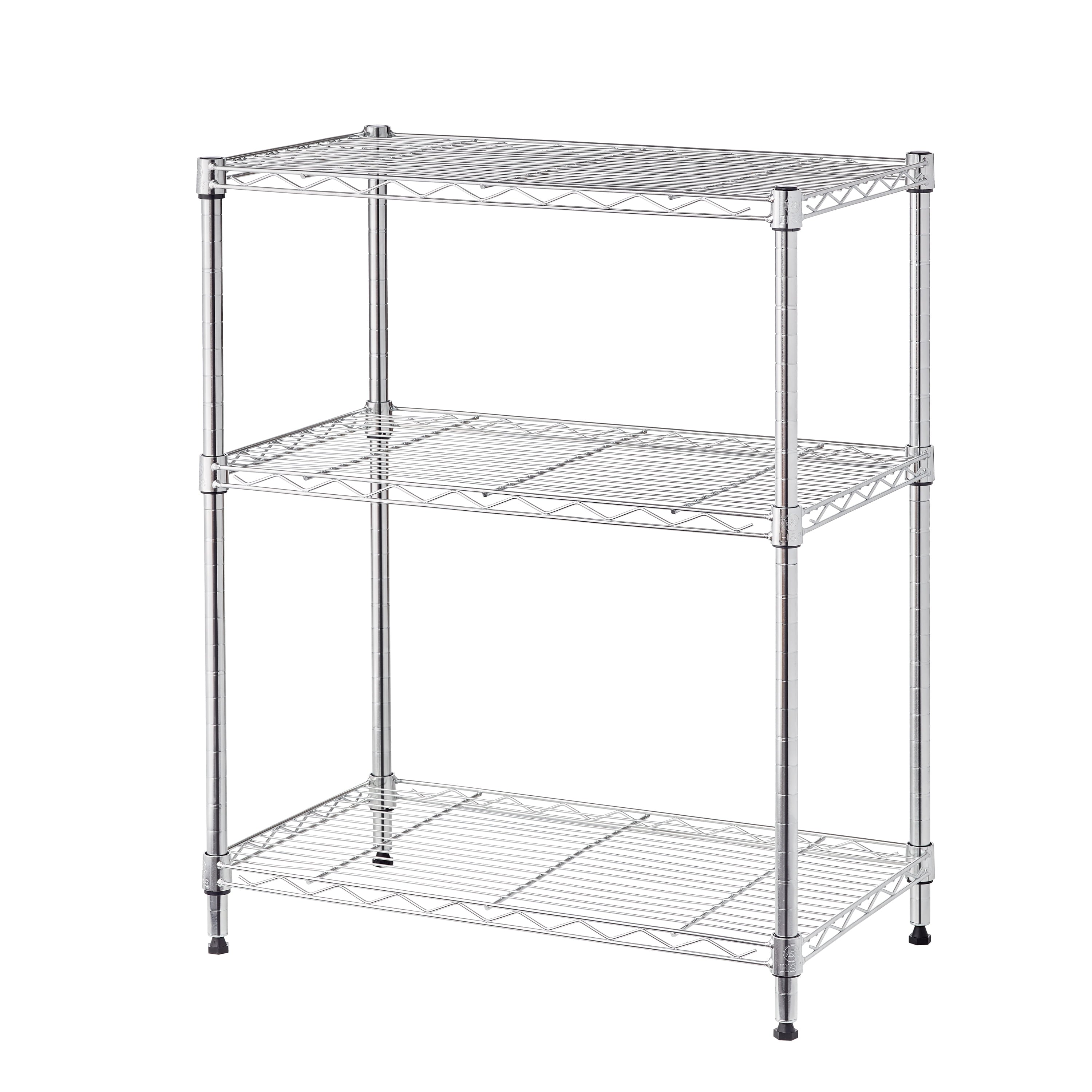 Hyper Tough Steel 3-Tier Storage Shelf Unit 30.6