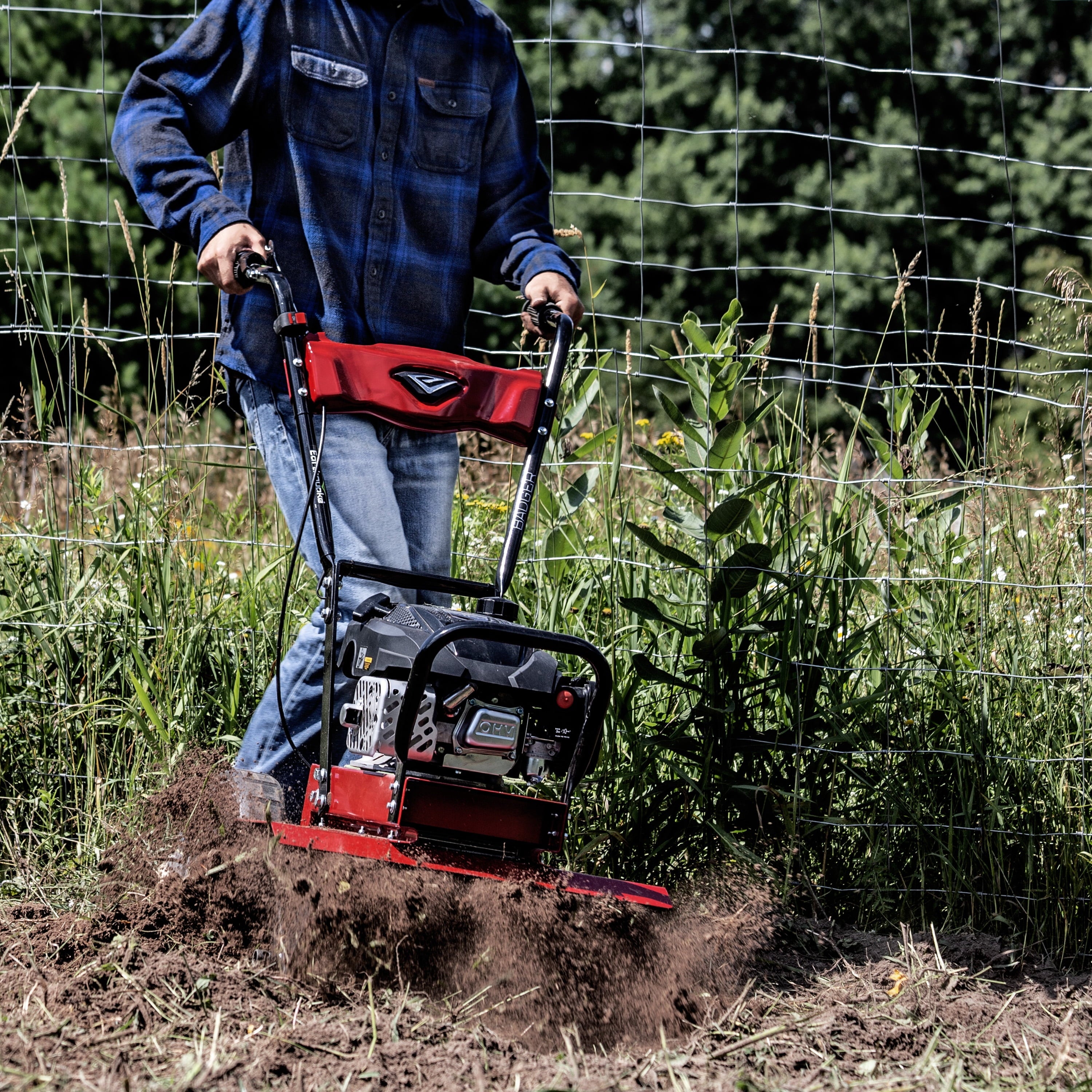 Earthquake Badger 160cc Viper Engine Front Tine Tiller, 41080