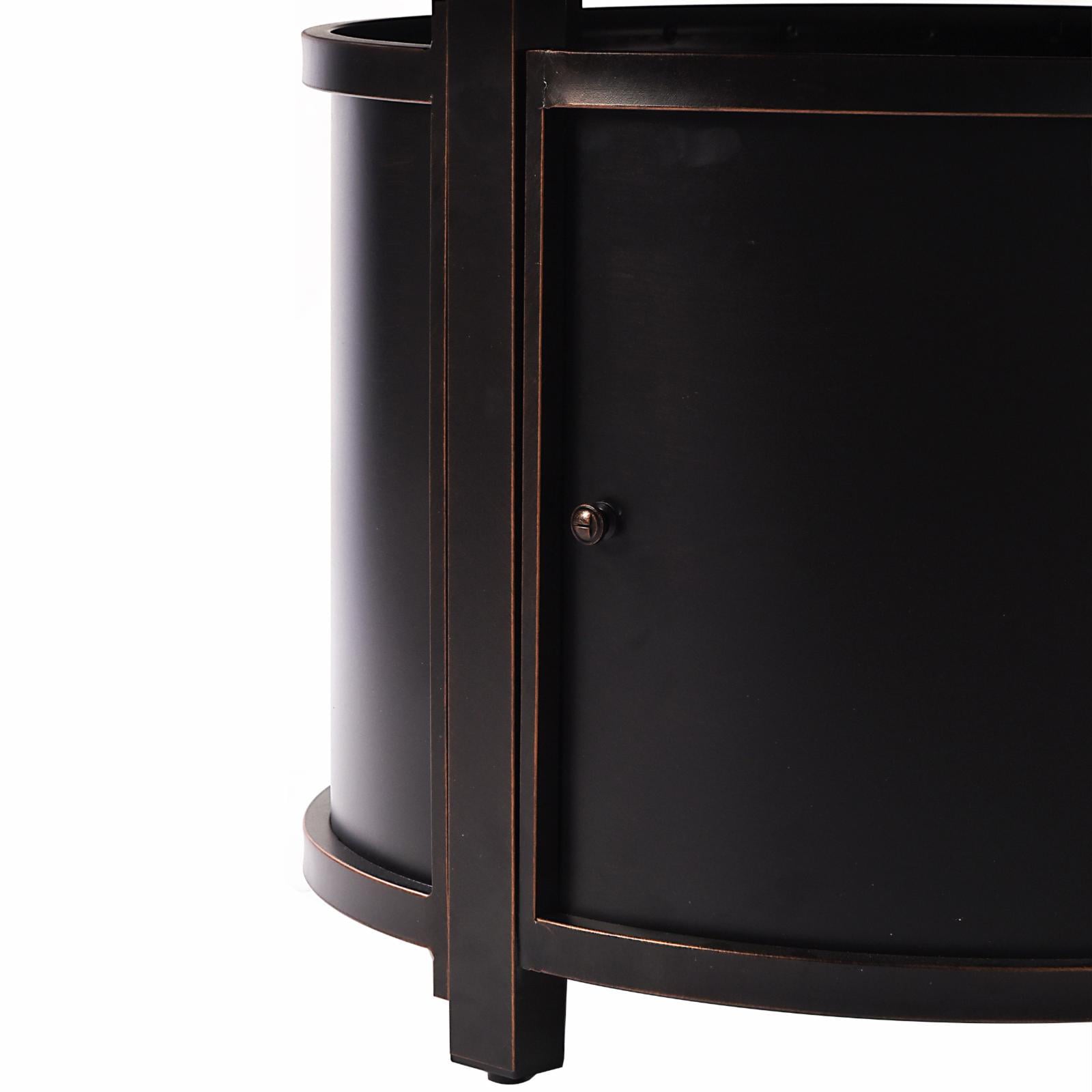 Oakland Living Lima 44 in. Round Propane Fire Pit Table