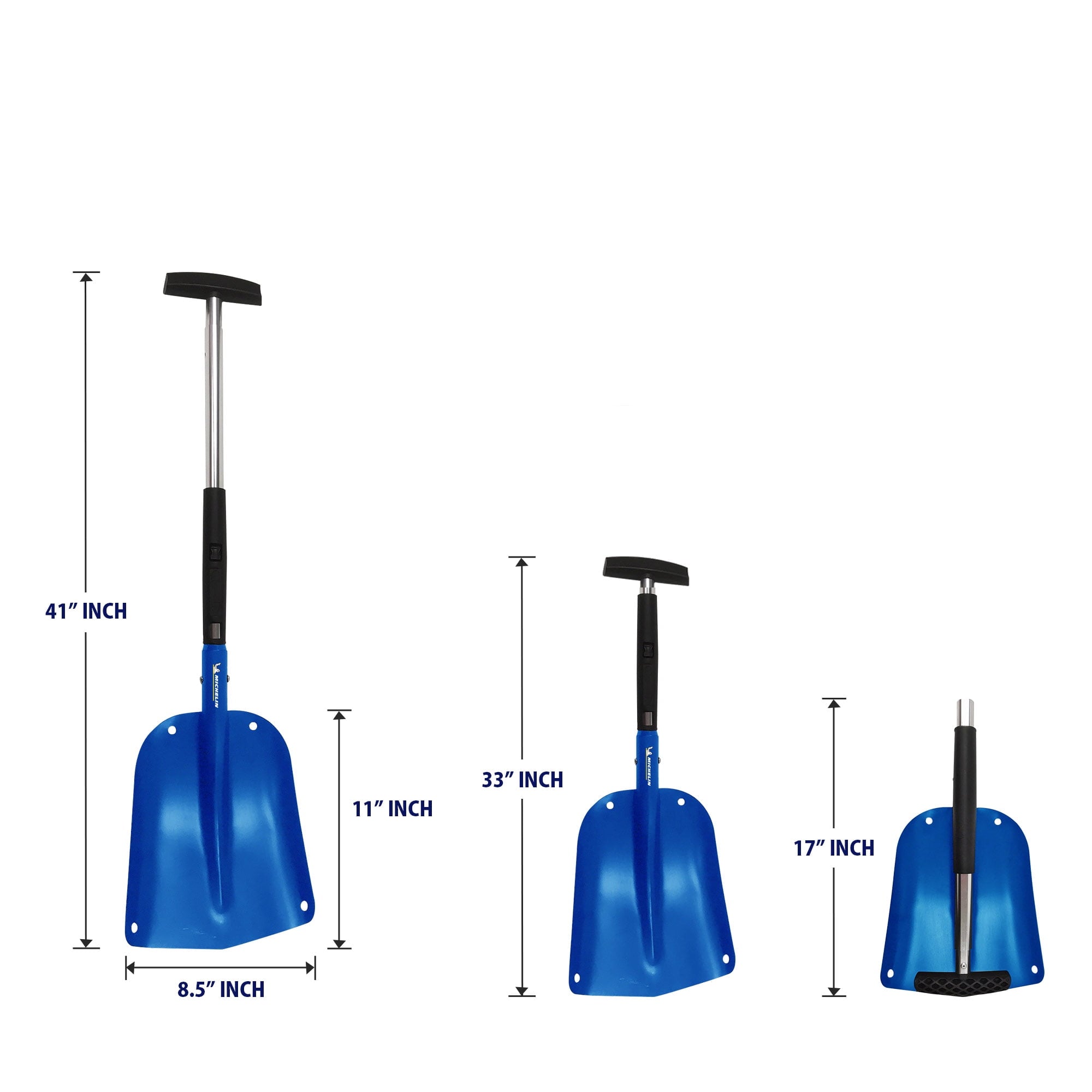Michelin Ultra-Compact Telescopic Folding Snow Shovel