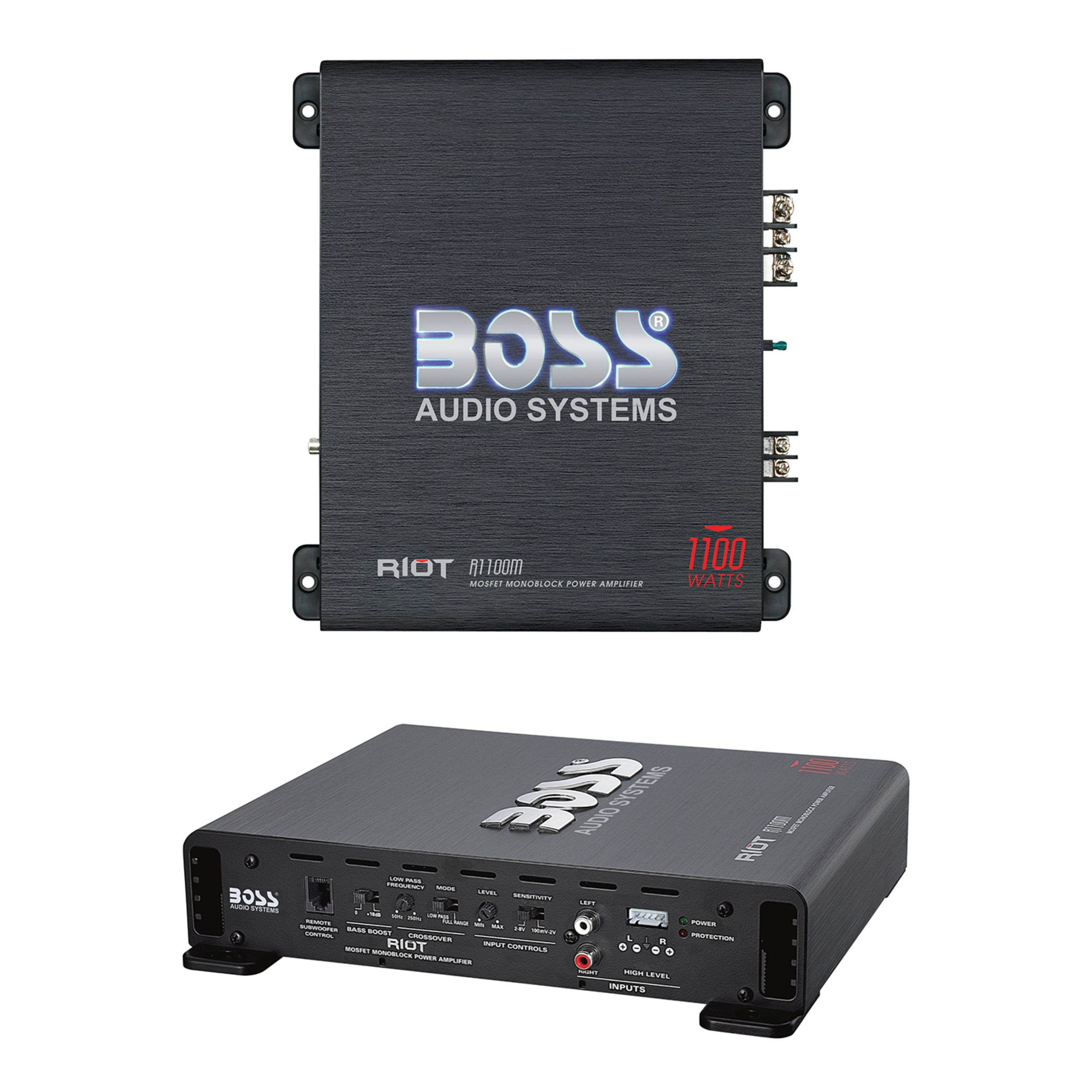 Boss Audio Systems AVA-R1100M RIOT 1100 Watts Monoblock Amplifier