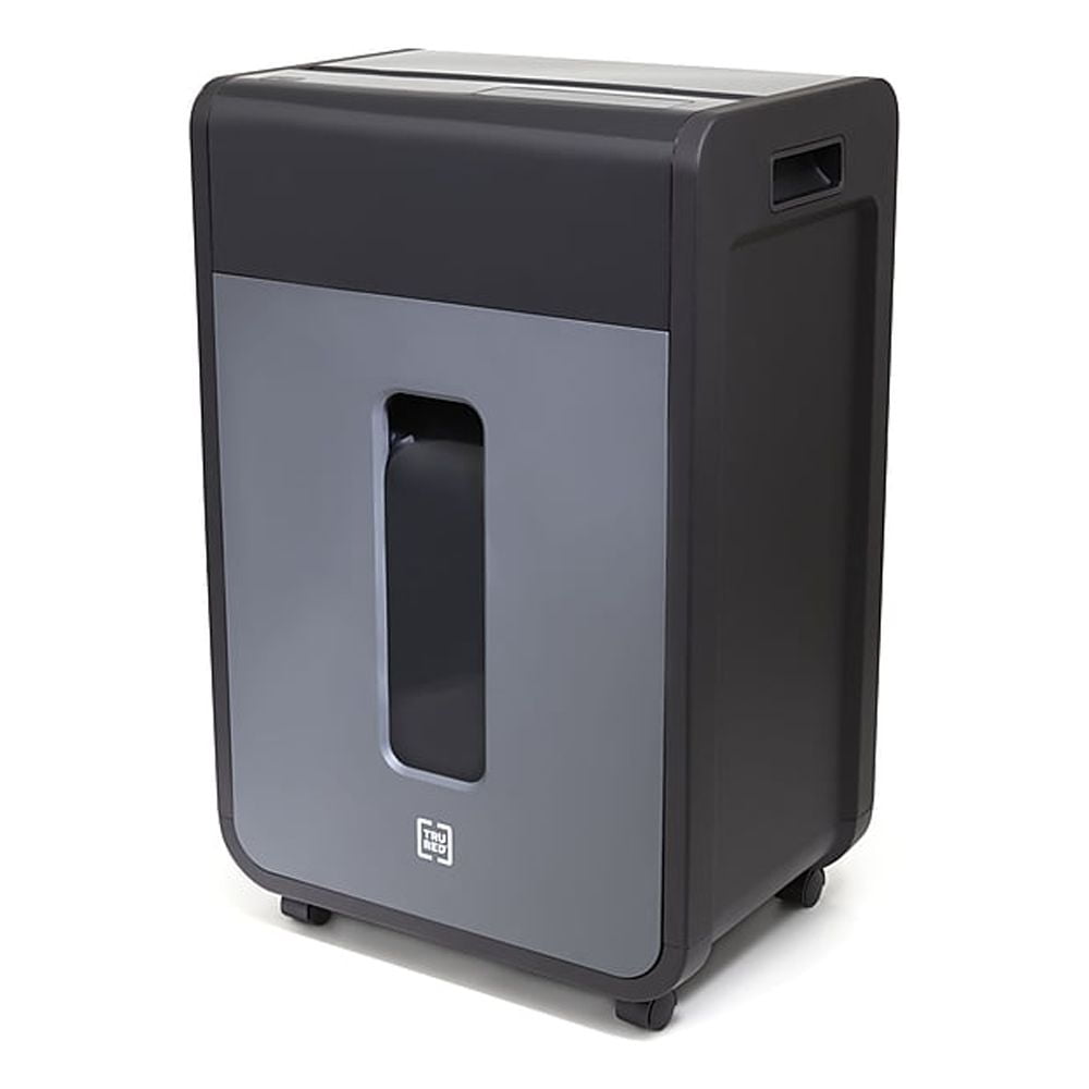 Tru Red TR-NMC100AFA Micro-Cut Autofeed Commercial Shredder - 100 per Sheet