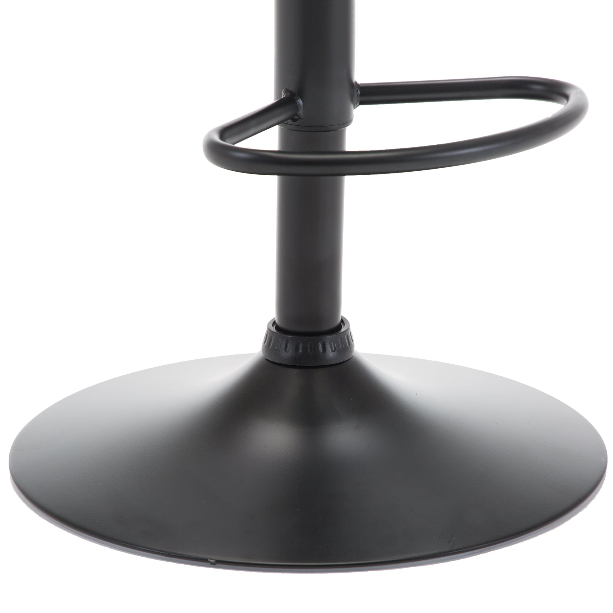 Swivel Bar Stool Adjustable-Height Barstools Modern Black Bar ChairSet of 2