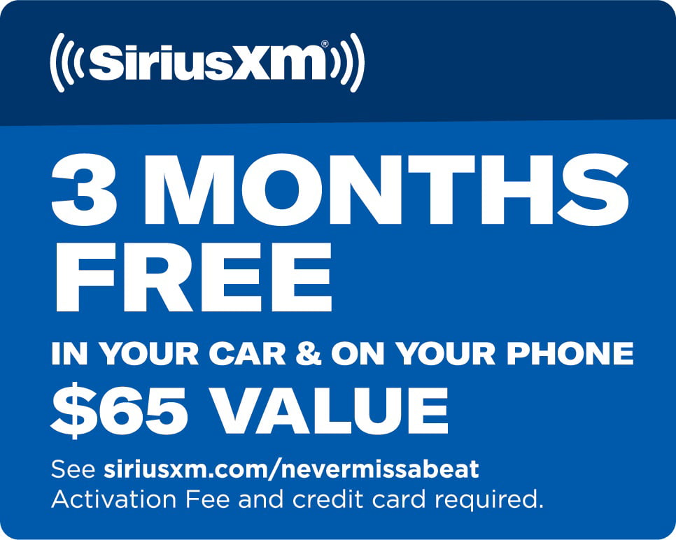 SiriusXM SXEZR1H1 XM Onyx EZR Satellite Radio with Free 3 Months Satellite and Streaming Service