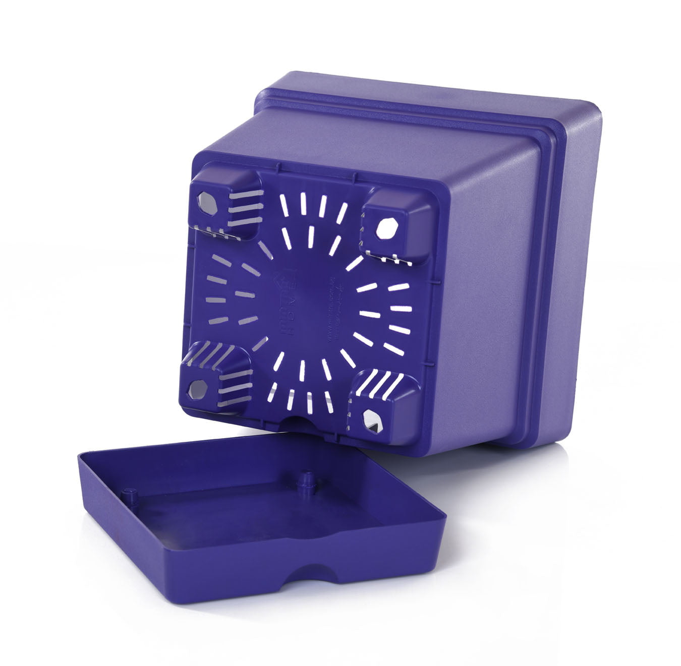 Mintra Home Garden Pots -Fuchsia Square Pot - 6.5inW x 6.5inH