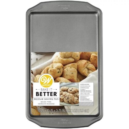 *Wilton* Bake It Better Steel Non-Stick Medium Cookie Sheet, 10 x 15-inch
