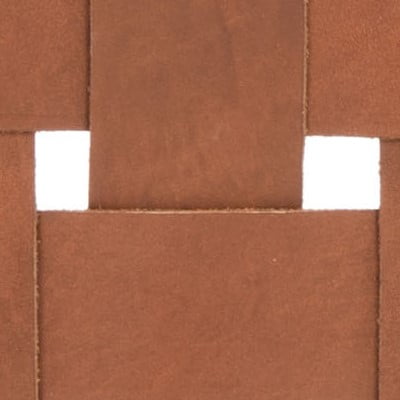 Safavieh Amalia Contemporary Glam Leather Weave Bench