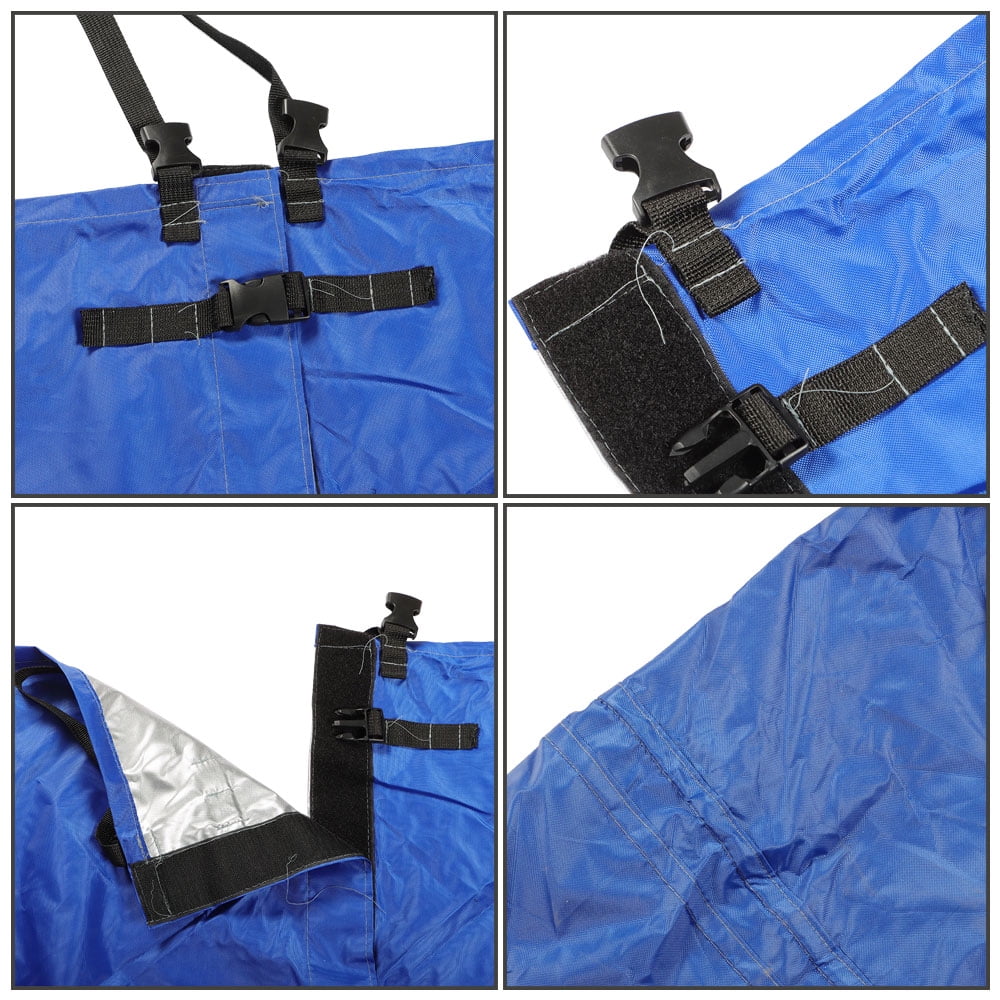 EPOTOOR For Center Console Boats With T-Top Roofs Heavy-Duty Boat Cover 20-24ft Blue