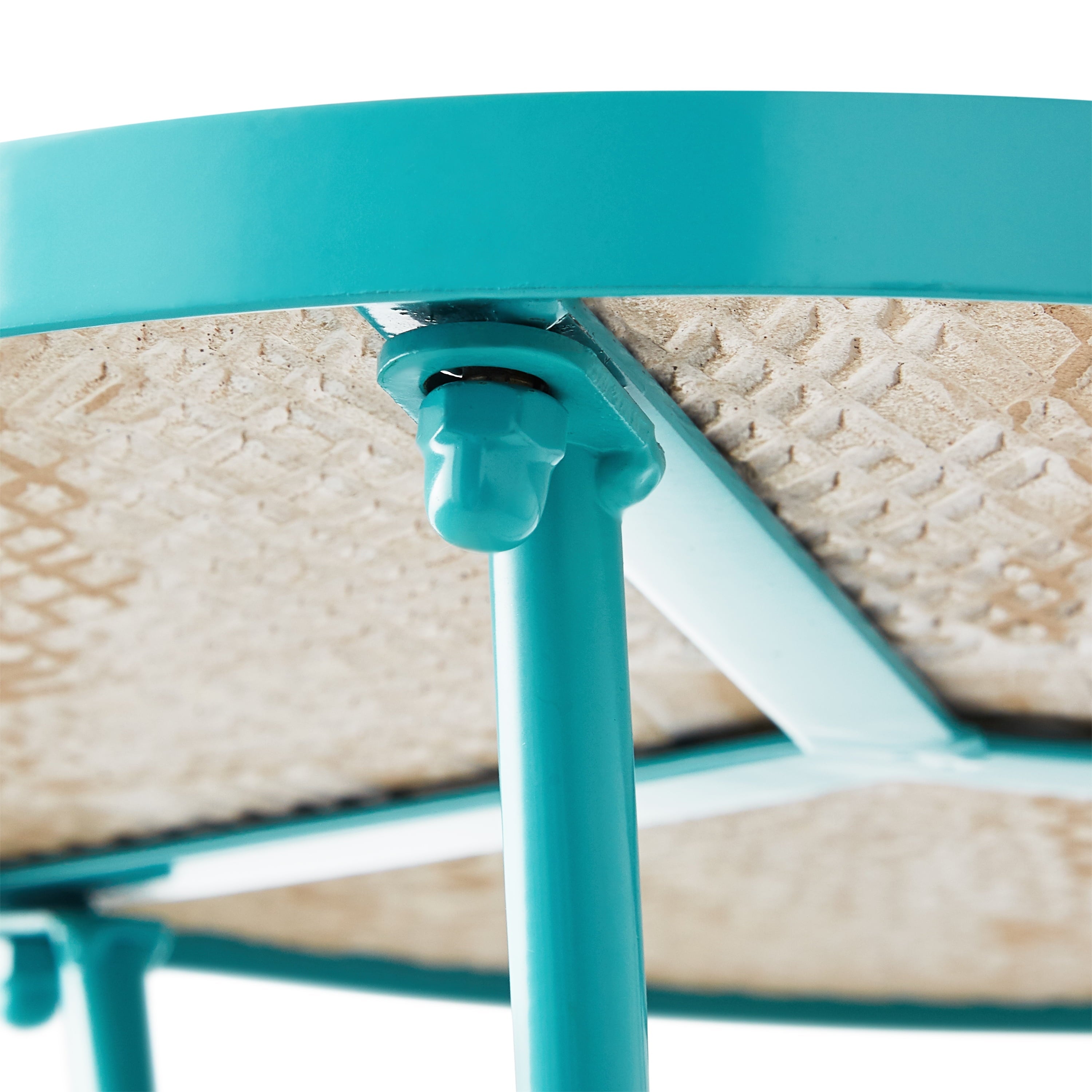 The Pioneer Woman Folk Geo Ceramic Top Plant Stand